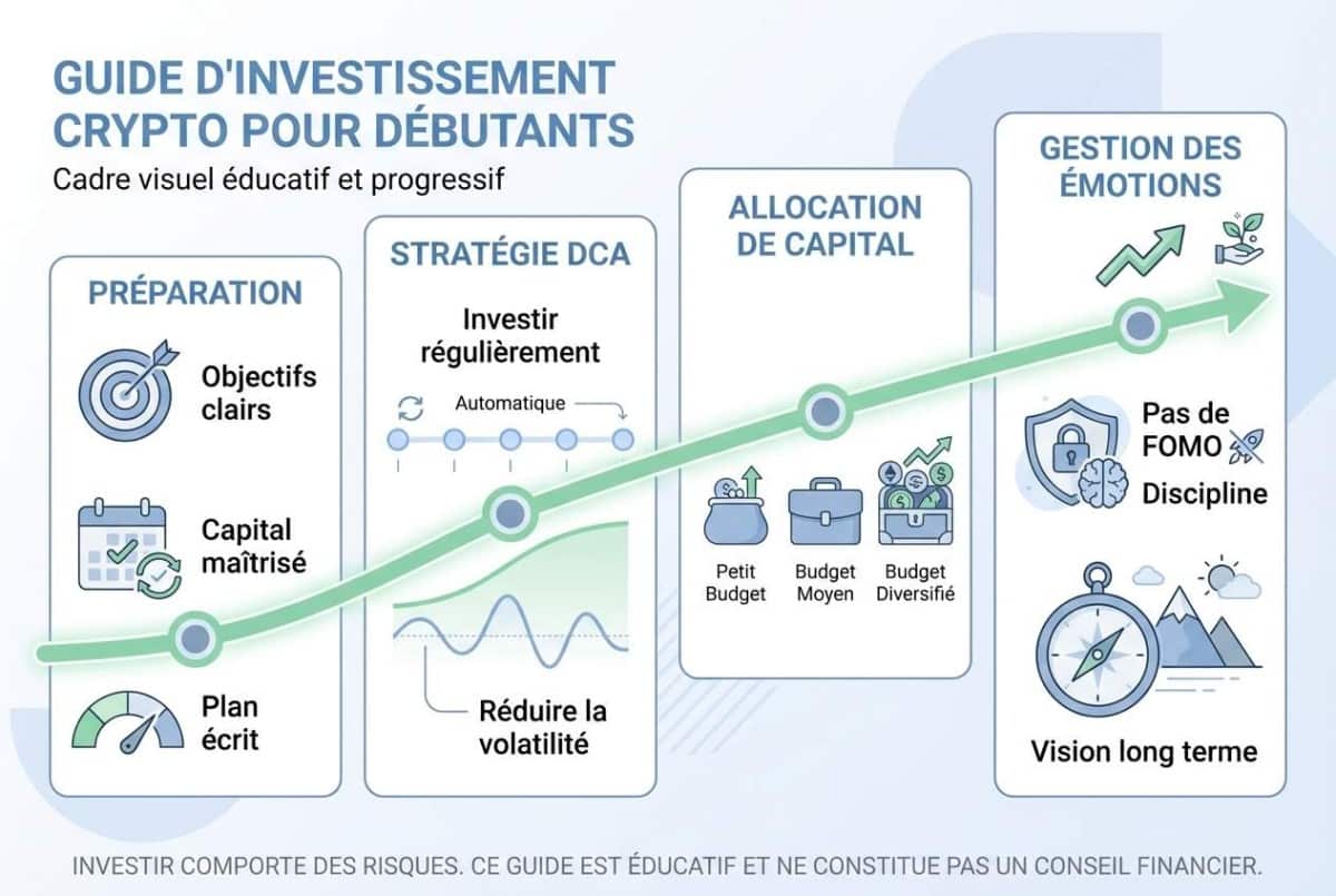 Stratégies crypto débutants France