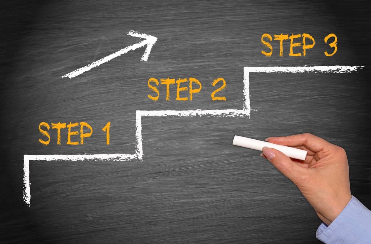 step-1-2-3 ladder success