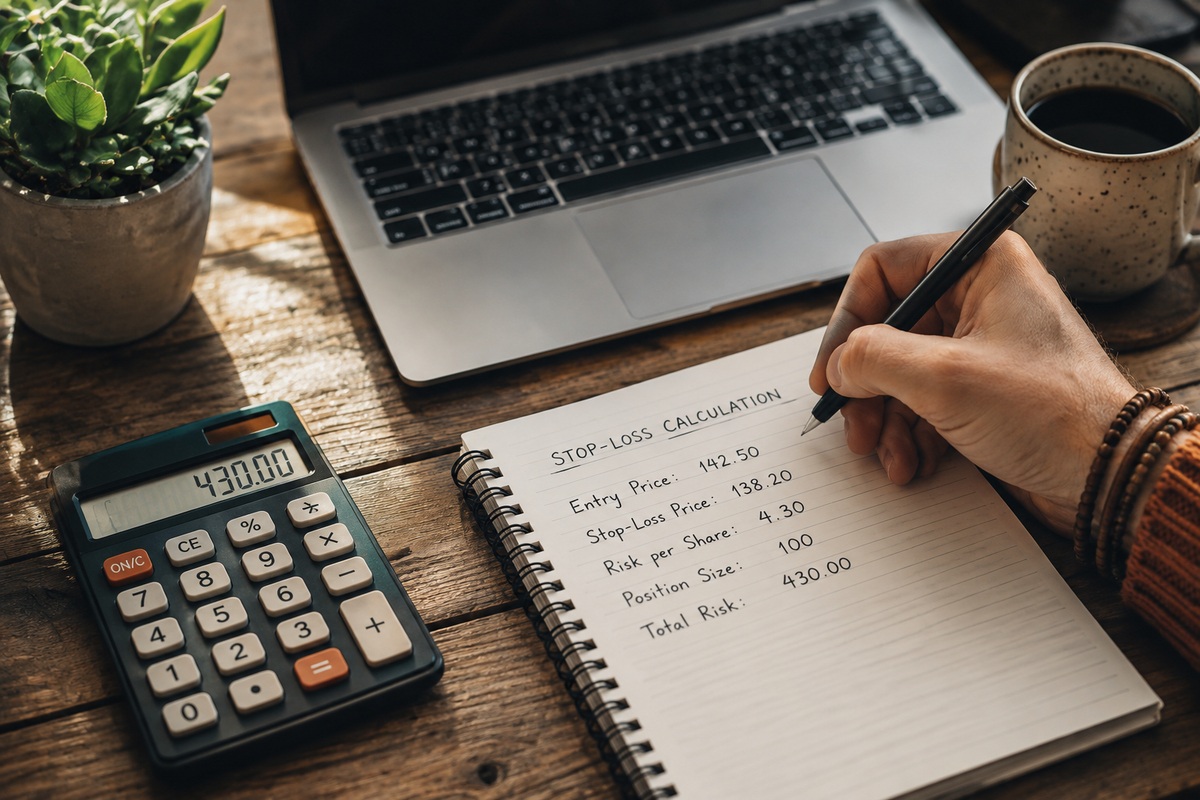 Risk management with an ATR stop-loss order