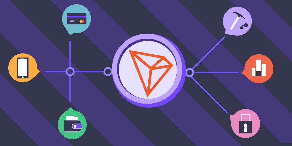 Tron content creators, social media users and blockchain processes