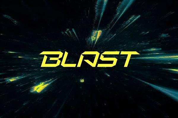 Info.Offizielles Logo von Blast Coin