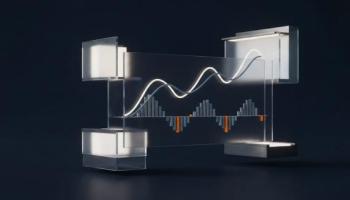 Abstrakte Illustration eines MACD-Indikator-Panels mit Linie, Signallinie und Histogramm auf einem Trading-Bildschirm